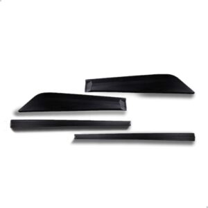 Friso Borrachão Lateral Onix 4 Portas Preto