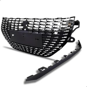 Grade Com Friso Para Peugeot 208 Style 2021 A 2024 1a Linha Preto