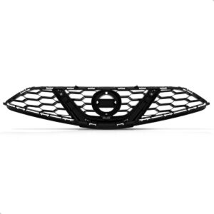 Grade Nissan March 2015 A 2018 Completa Preta Friso Cromado Plástico