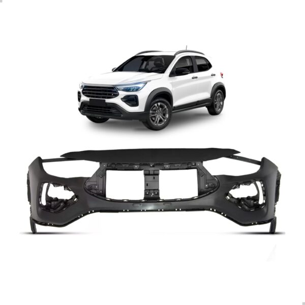 Parachoque Dianteiro Para Fiat Pulse 2021 A 2024 1a Linha  Preto
