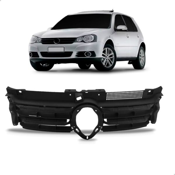 Grade Interna Do Radiador Pra Golf 2007 A 2014  Preta