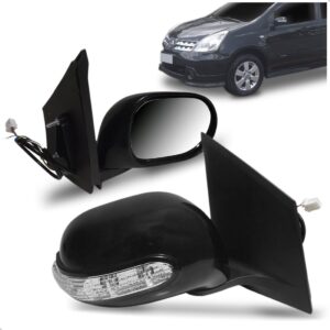 Retrovisor Livina E Grand Livina 2009 A 2014 Com Sinaleira Lado Direito