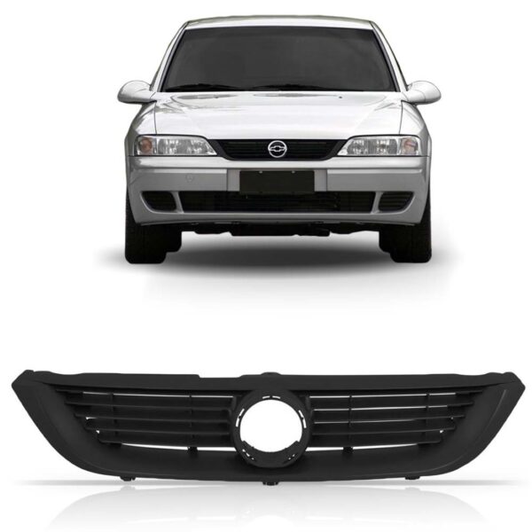 Grade Radiador Para Vectra 1997 A 2004 Moldura Preta Preta