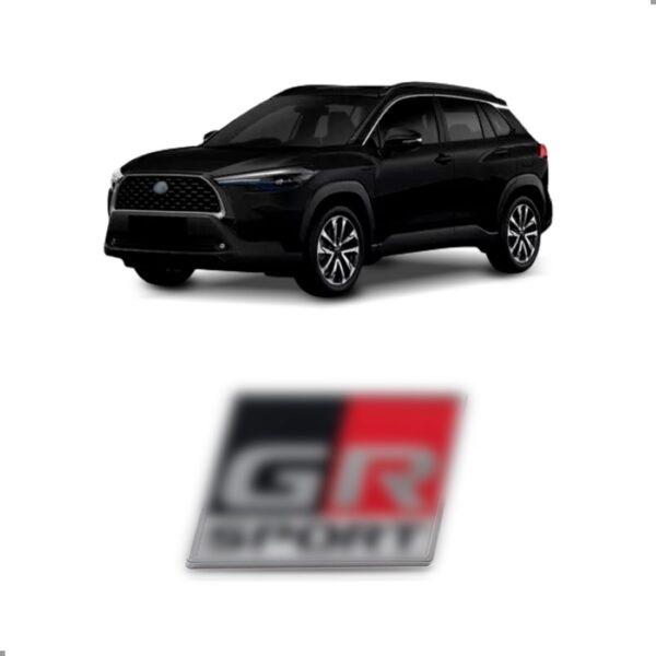 Emblema Gr Sport Corolla Cross 2021 A 2024 Tricolor