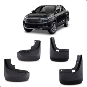 Kit 4 Peças Parabarro Strada Dianteiro Traseiro 2021 A 2024