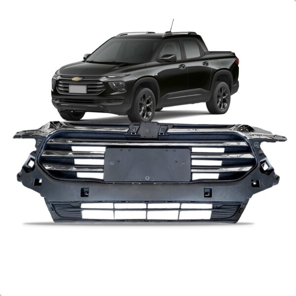 Grade Montana Lt/ltz/premier 2023 24 Completa Friso Cromado Plástico