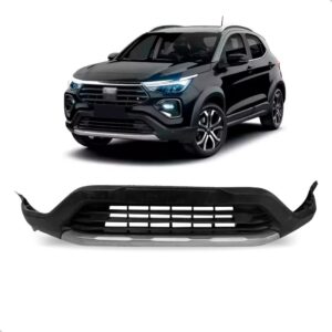 Spoiler Grade Completa Para Fiat Pulse 2022 A 2025 C/ Friso Plástico