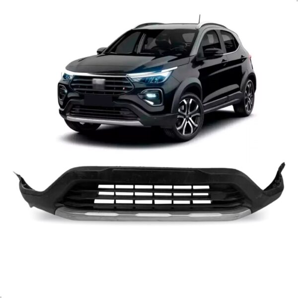 Spoiler Grade Completa Para Fiat Pulse 2022 A 2025 C/ Friso Plástico