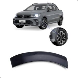 Moldura Alargador Parachoque Para Saveiro G8 2023 2024 2025 Lado Esquerdo