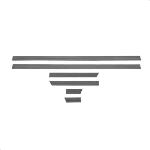 Friso Escort Gl 1993 A 1996 Cinza 2 Portas 6 Peças