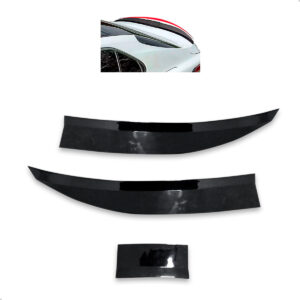 Aerofólio Para AUDI A3 Sedan Black Piano Autocolante
