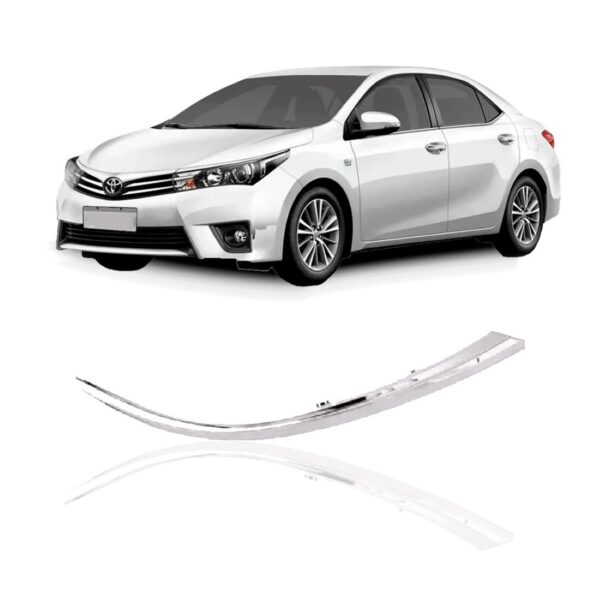Friso Do Farol Para Toyota Corolla 2015 2016 A 2025 Cromada Esquerdo/motorista