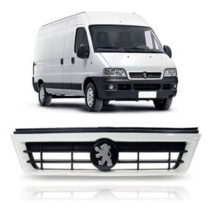 Grade Frontal Para Jumper 2004 A 2012 Moldura Branco Preto Fosco