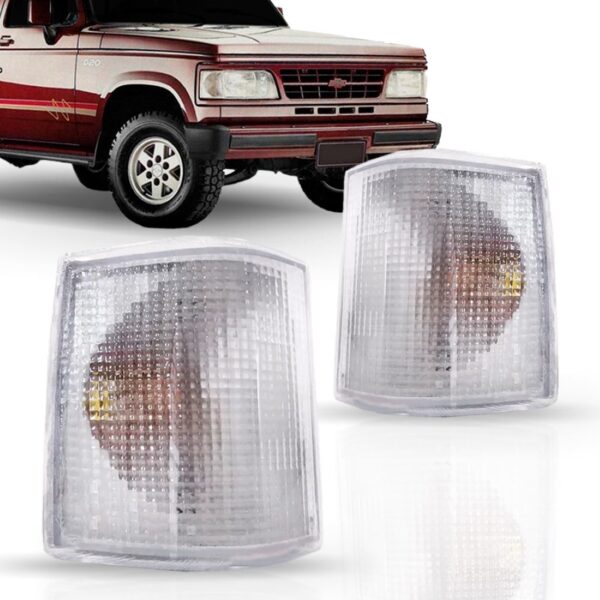 Seta Sinaleira Lanterna Dianteira D20 1993 A 1998 Cristal Lado Direito