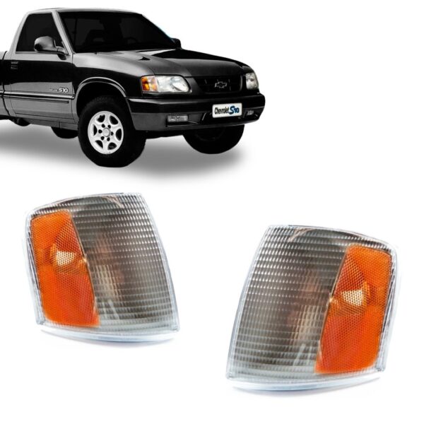 Sinaleira Dianteiro Seta S10 Blazer 1995 1996 1997 Ambar  Lado Esquerdo