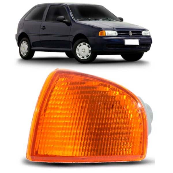 Pisca Seta Para Volkswagen Gol 1995 A 1999 Cor Âmbar Lado Direito