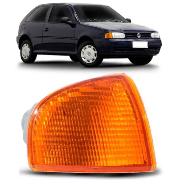 Pisca Seta Para Volkswagen Gol 1995 A 1999 Cor Âmbar Lado Esquerdo