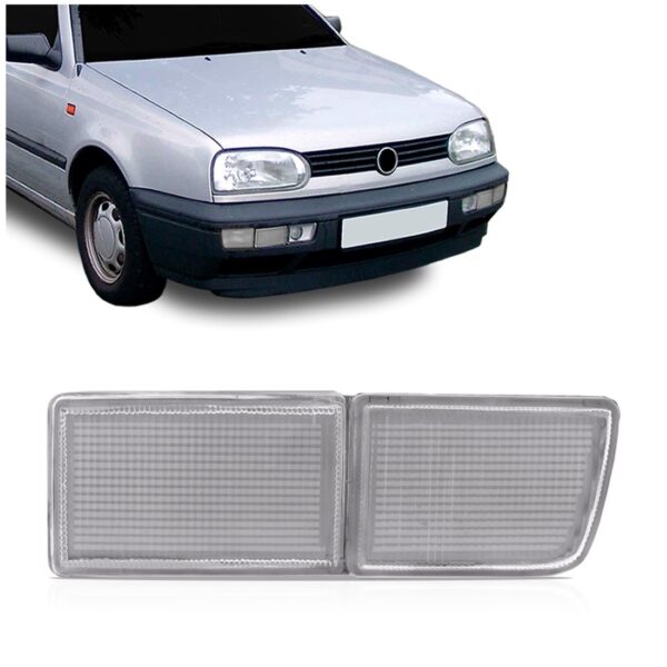 Lanterna Seta Golf Gl Glx 94 A 98 Defletor Duplo Cristal Ld Esquerdo