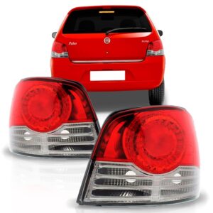 Lanterna Traseira Fiat Palio G4 Fumê 2008 2009 2010 Esquerdo Vermelho