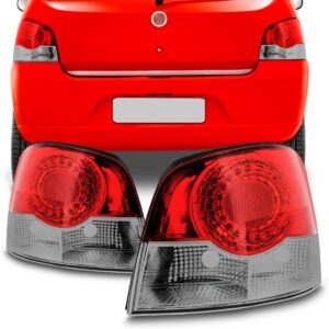 Lanterna Traseira Fiat Palio G4 Fumê 2008 2009 2010 Esquerdo Vermelho