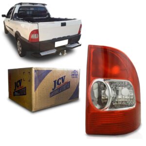 Lanterna Traseira Strada Fire 2001 A 2006 Bicolor Ld Direito Vermelho