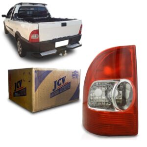 Lanterna Traseira Strada Fire 2001 A 2006 Bicolor Le Jcv Esquerdo Vermelho