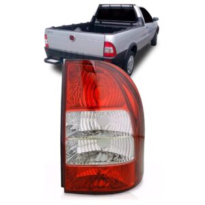 Sinaleira Traseira Fiat Strada 2005 Até 2007 Bicolor Lado Direito