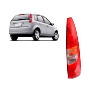 Lanterna Traseira Para Fiesta Hatch 2003 A 2006 Direito Direito Vermelho