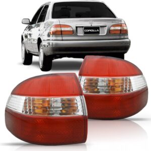 Lanterna Corolla 98 99 2000 01 2002 Canto Direito Bicolor- Lado Direito