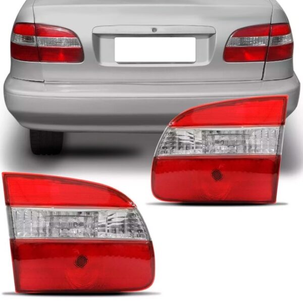 Lanterna Traseira Corolla 1998 1999 00 01 02 Tampa 1ª Linha Direito Bicolor