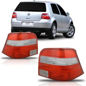 Lanterna Traseira Golf 98 99 00 01 A 04 05 06 Bicolor Sapao Lado Esquerdo