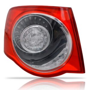 Lanterna Traseira Jetta 2007 2008 2009 2010 Esquerdo/motorista Bicolor