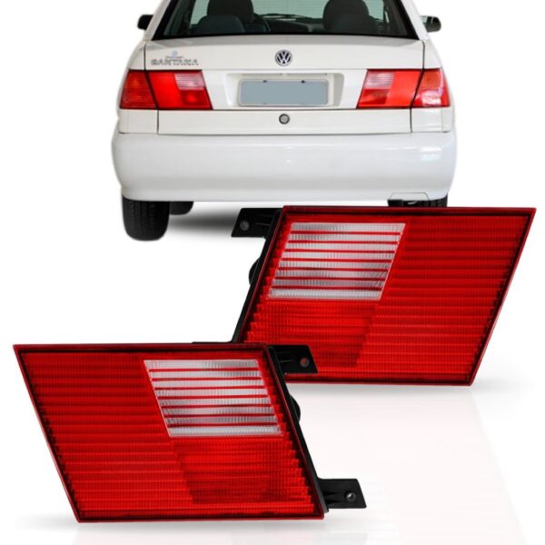 Lanterna Traseira Tampa Ré Santana 98 A 2006 Esquerda Esquerdo Vermelho