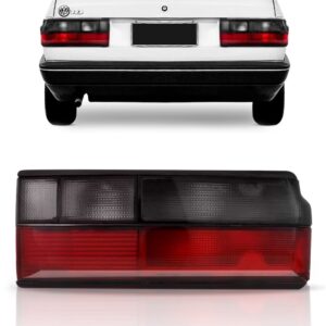 Lanterna Traseira Para Voyage 1991 A 1995 Fume 1ª Linha Esquerdo/motorista Vermelho