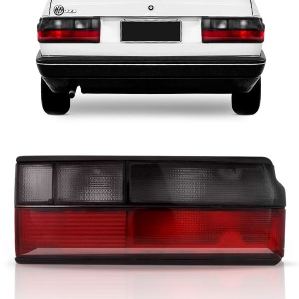 Lanterna Traseira Para Voyage 1991 A 1995 Fume 1ª Linha Esquerdo/motorista Vermelho