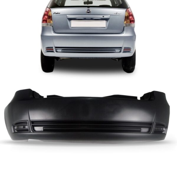 Parachoque Traseiro Palio Flex 2004 2005 2006 2007 1a Linha