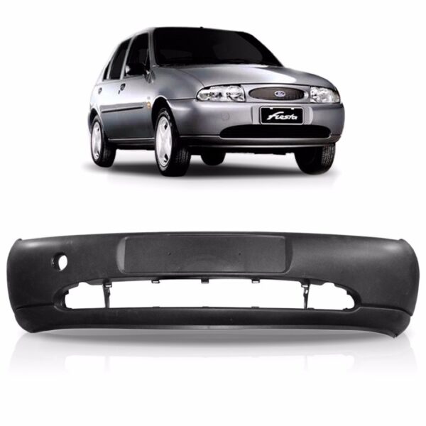 Parachoque Dianteiro Fiesta 1996 A 1999 Novo Preto