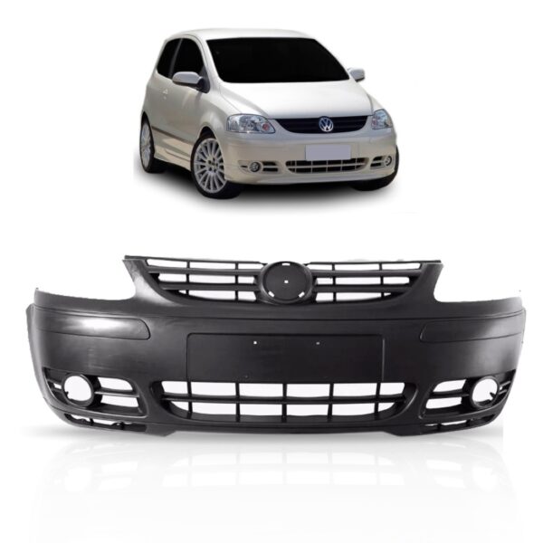 Parachoque Fox 2003 A 2007 C/furo Milha 1a Linha Preto