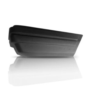 Ponteira Parachoque Traseiro Gol 1984 1985 1986 Preto Lado Esquerdo