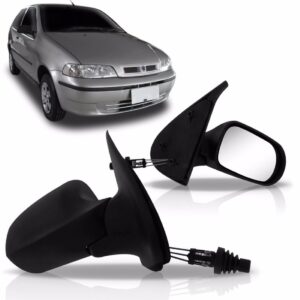 Retrovisor Palio Fire 2001 2002 2003 2004 2p Controle Manual Lado Direito