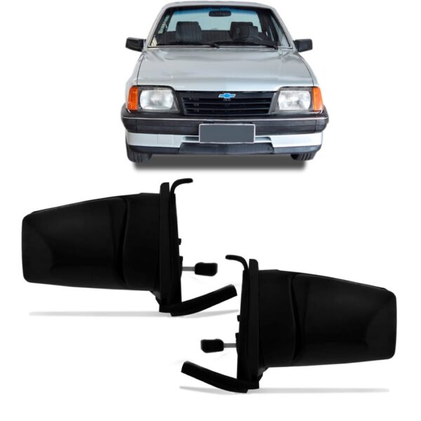 Retrovisor Monza 1985 1986 1987 1988 1989 1990 Com Controle Lado Esquerdo