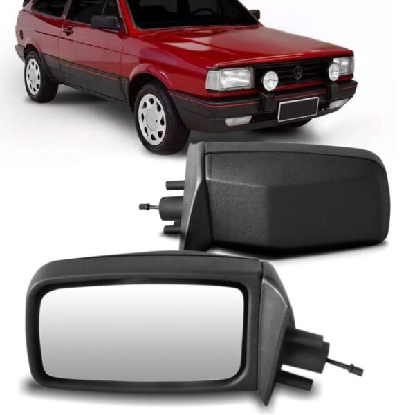 Retrovisor Gol Quadrado 1988 A 1994 Com Regulagem Lado Direito