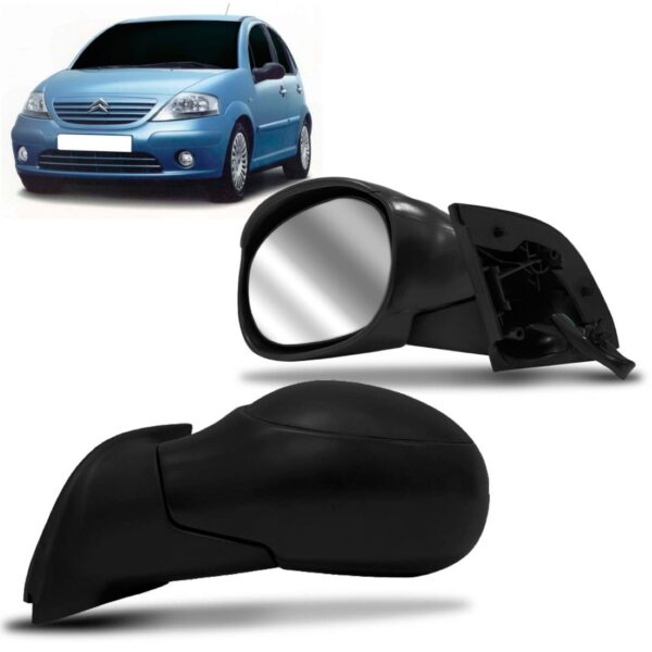 Retrovisor C3 Eletrico Citroen 2003 04 05 06 07 08 Direito.