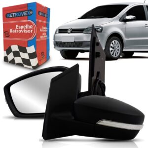 Retrovisor Fox 2010 2011 2012 Com Sinaleira Seta Manual Ld