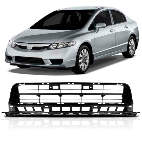 Grade Do Parachoque Central New Civic 2009 2010 2011