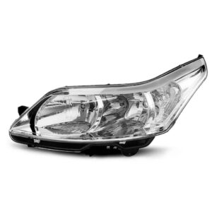Farol C4 Pallas 2007 A 2013 Cromado Com Milha - Le Esquerdo/motorista
