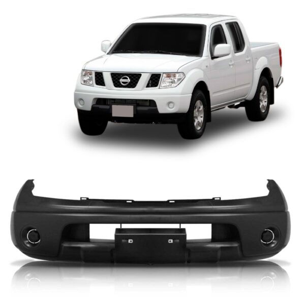 Parachoque Dianteiro Frontier Sel 2007 A 2011 1a Linha  Preto