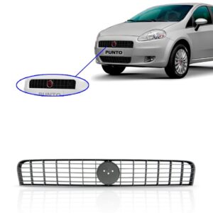 Tela Frontal Radiador Punto 07 08 2009 2009 2010 2011 Preta Preto