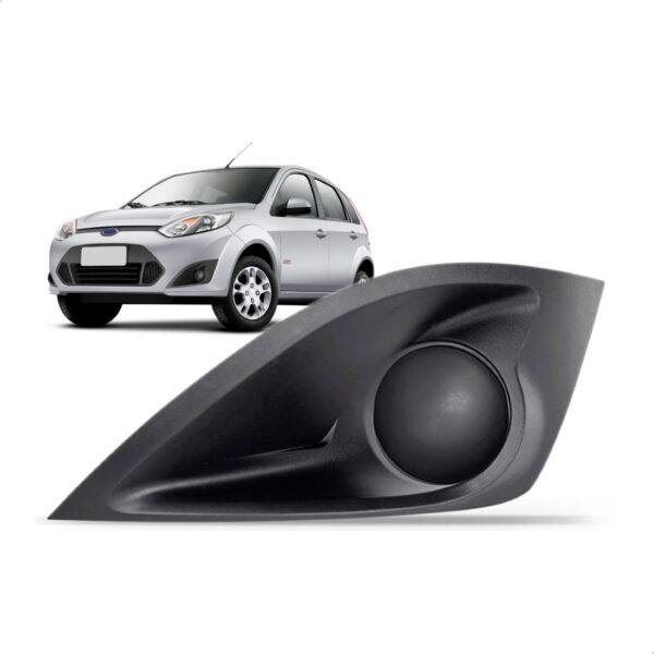 Moldura Do Parachoque Sem Farol Milha Fiesta 2011 2012 2013 Lado Esquerdo