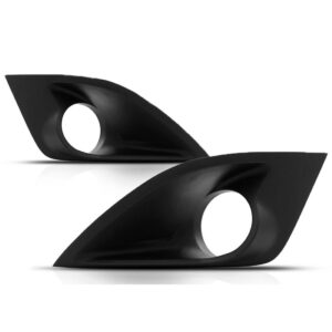 Moldura Para Farol Milha Fiesta 2011 A 2013 Preta C/furo Ld